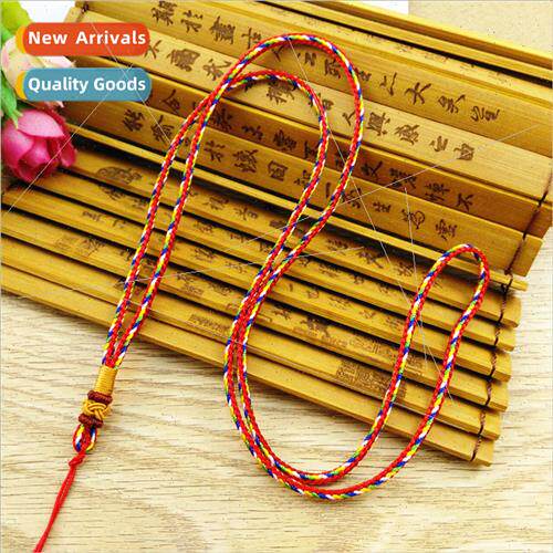 Colorful necklace rope handmade diy braided necklace rope ja
