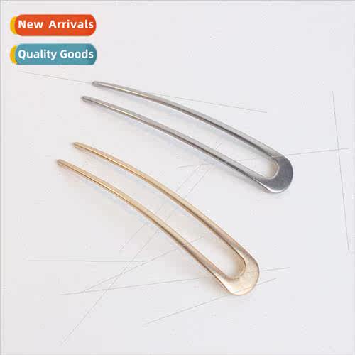mple alloy hairpin Korean Europe retro top clip Marble head