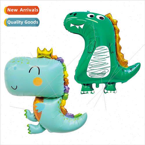 Crown dinosaur shape aluminum film balloon cartoon dinosaur