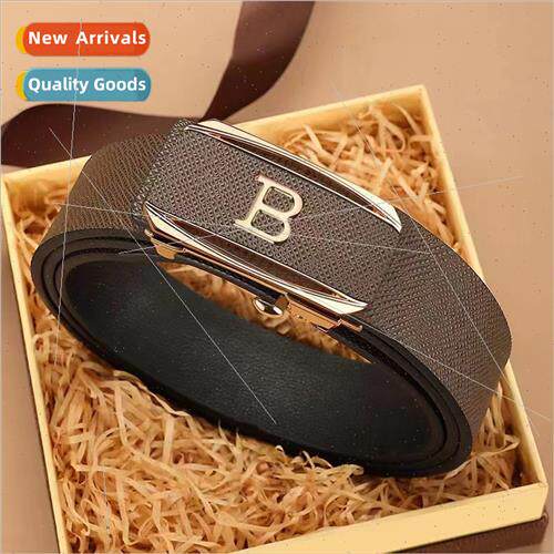 Men belt men business casual versatile B word toothless auto