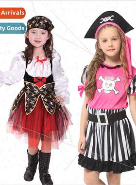 Halloween Children Costumes Permances Boys Girls Pirates Car