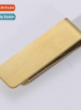 High-grade matte metal clip blank engravable father day craf