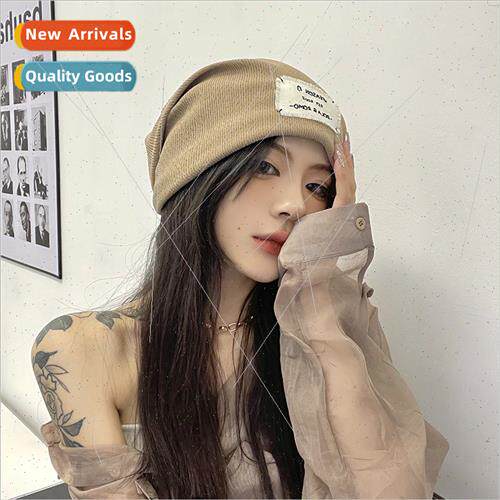 Pile hats female summer Japan cold cap black wrapped head ca