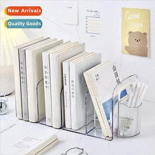Transparent three compartments four compartments desktop boo