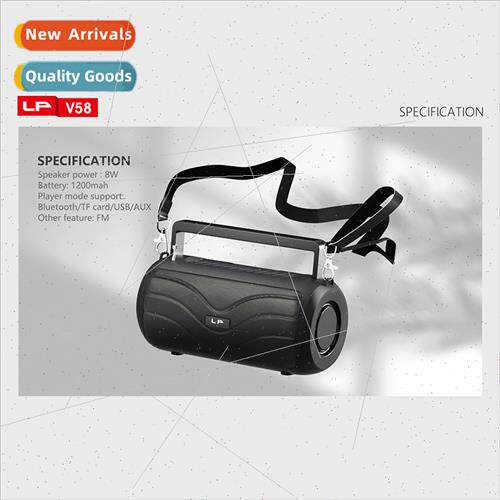 LP-V58 Multi-functional Bluetooth Speaker Solar Charging USB