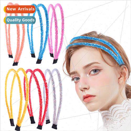 Women round hair bands glter headdress hairpin glter hair ac