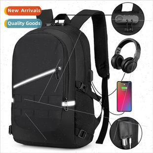 men new large Business usb backpack capacy charging computer