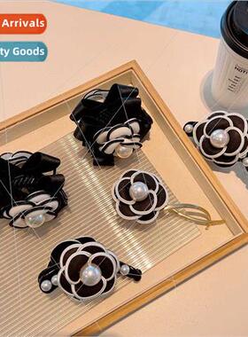 Camellia pills head grab clip hairpin back head female tempe