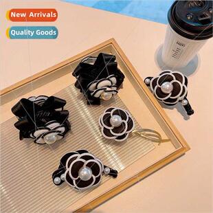 Camellia pills head grab clip hairpin back head female tempe