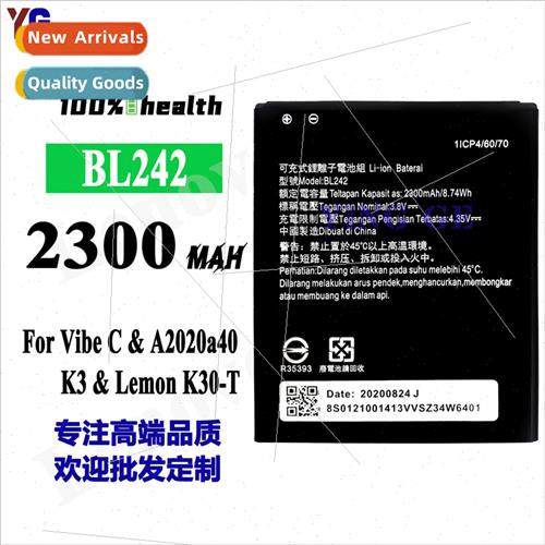 适用Lenovo Vibe C/A2020n40/k3 BL242 Cell Phone Battery