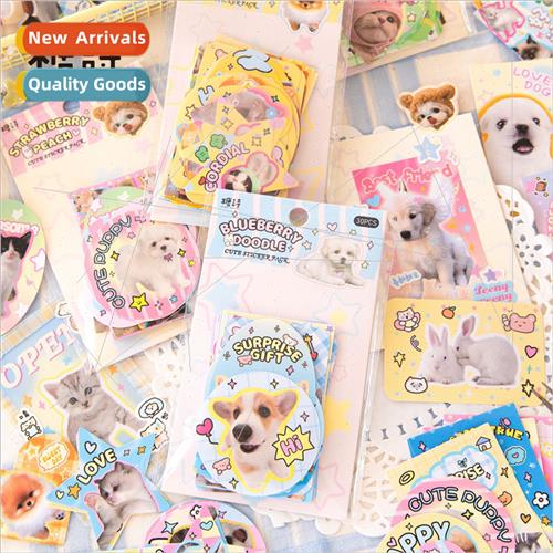 Aibao Paradise copperplate sticker pack cartoon cute animal