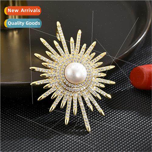 Full diamonds pricked mango sparkling sunflower corsage new