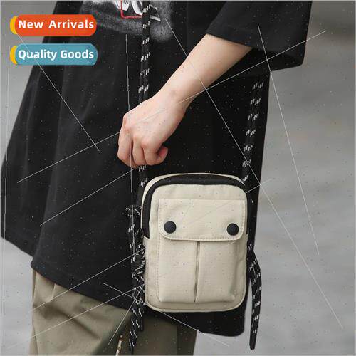 Men tide cool hanging neck cell phone bag leisure mini coupl