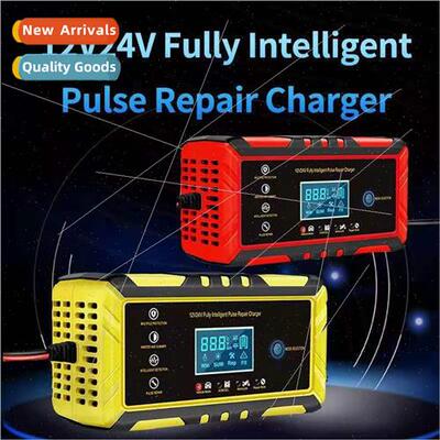 Intelligent Car Battery Charger 12v24v Motorcycle Battery Re