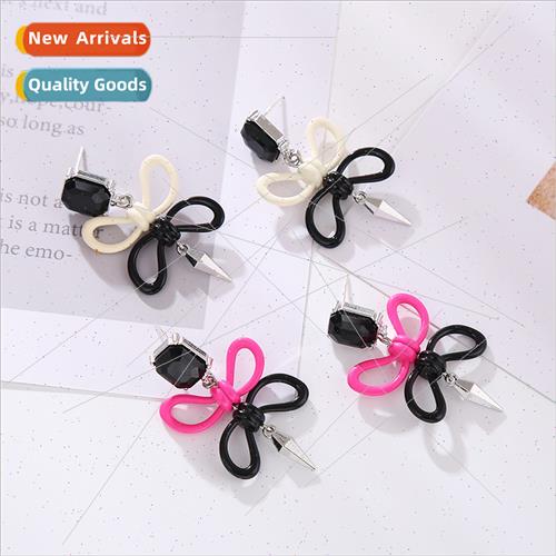 Korea new fresh sweet niche earrings female silver needle in