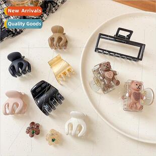 fixed artifacts small high female ponytail clip Metal grab