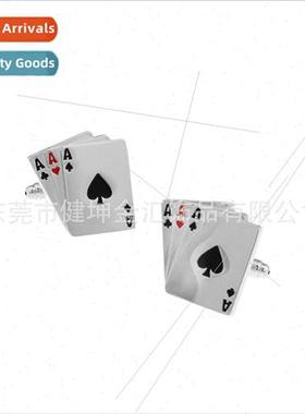 3A Poker Cufflinks Three Aces Drip Cufflinks French Cufflink