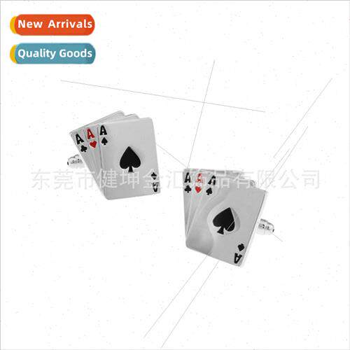 3A Poker Cufflinks Three Aces Drip Cufflinks French Cufflink