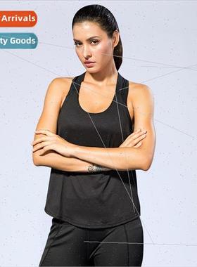 Women Sports Tank Top Fness Yoga Running T Camisole Hoodie Q