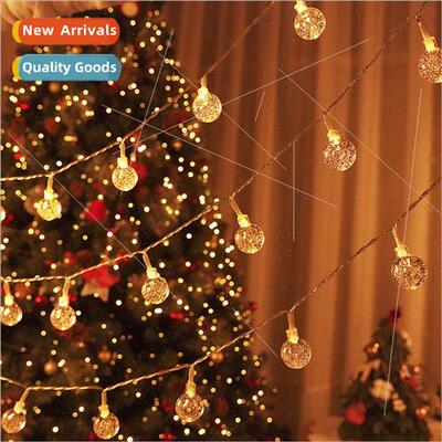 Solar led light string bubble ball colorful lights outdoor g