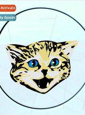 Cat head car stickers car cat head gas tank cover scratches