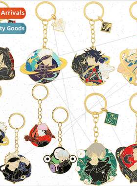 Spellback Battle Keychain Gojo Goho Black Kei Dog Rolled Spi