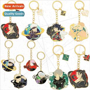 Spellback Battle Keychain Gojo Goho Black Kei Dog Rolled Spi