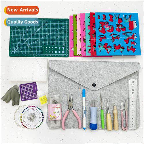 Wool felt poking fun material k tool set handmade diy tools