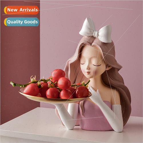 Scandinavian creative rabb ears girl craft ornaments home li