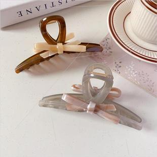 Hair Grip Plate Acrylic Clip Bow Shark 2023 New