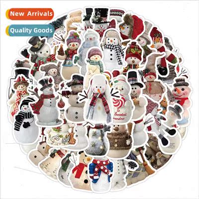 50 pcs snowman Christmas children reward doodle notebook sco