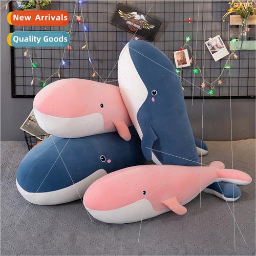 Big whale dolphin doll pillow plush toys super soft children