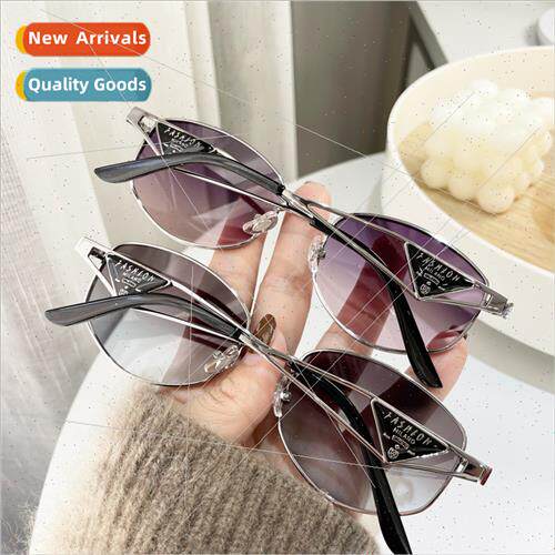 new P family small frame sunglasses men gradient color perso