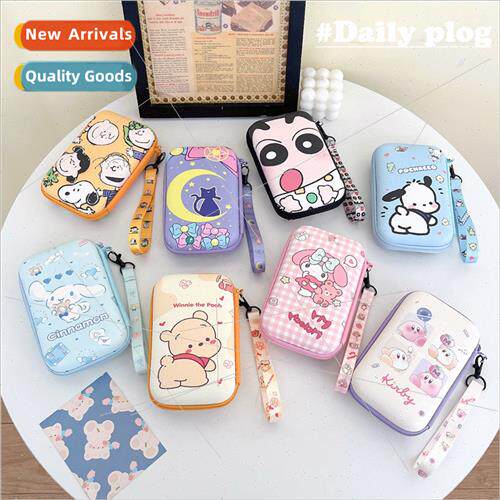 Large hard disk mobile power wristlet organizer bag coin pur