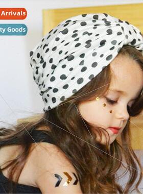 2017 spring summer new baby hat polka dot knot bohemian chil