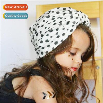 2017 spring summer new baby hat polka dot knot bohemian chil