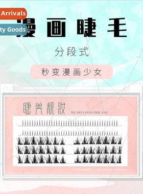 Lower Eyelash + Manga Fairy Eyelash ngle Cluster Segmented m