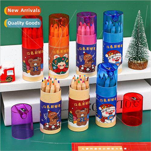 12 color pencils children boxed art supplies prizes gifts st
