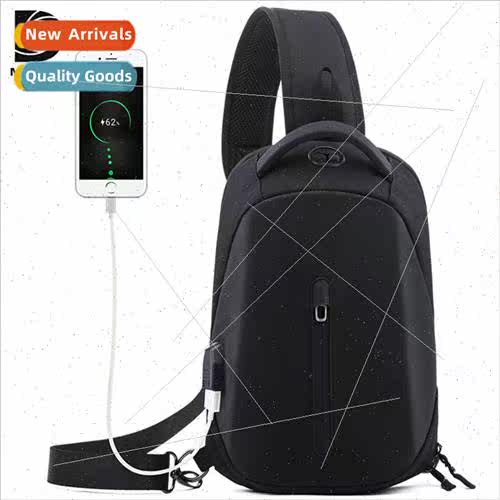 new large-capacy chest bag Korean men shoulder crossbody bag