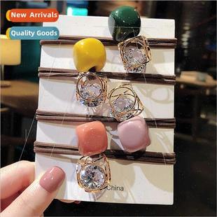 head leather cute Korea candy female tie rope New band