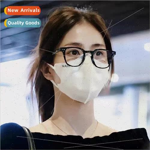 Small frame transparent ultra-light myopia glasses female ca