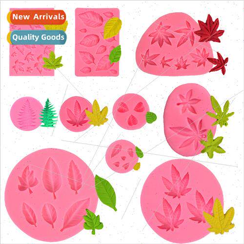 ChipKai Leaf Maple Leaf Series licone Moulds Flip Cake Choco