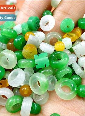 Jade mixed small spacer Abacus beads tri-color abacus diy ha