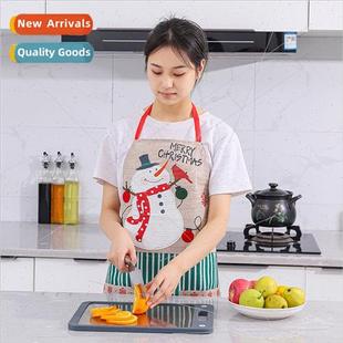 Apron Creative Kchen Santa Sleeveless nen Cleaning Sle Claus