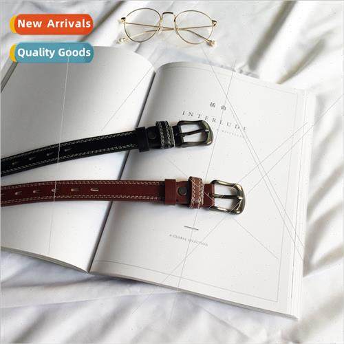 Belt female ins Korea simple wild retro students hollow pin