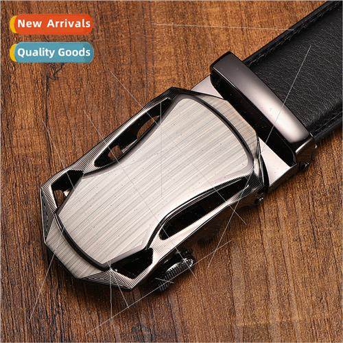 Men belt Automatic buckle men belt casual business PU pants