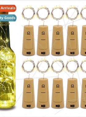 Wine bottle cork lights led copper wire lights battery box A