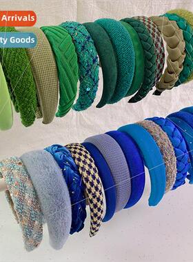 Klein blue hair band Korean new hair accessories Spring  fab