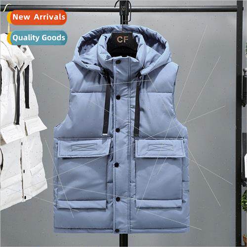 Men vest winter nd outside sleeveless down cotton jacket jac