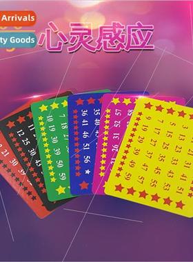 Telepathy Deck Magic Numbers Test Cards Close-up Interactive